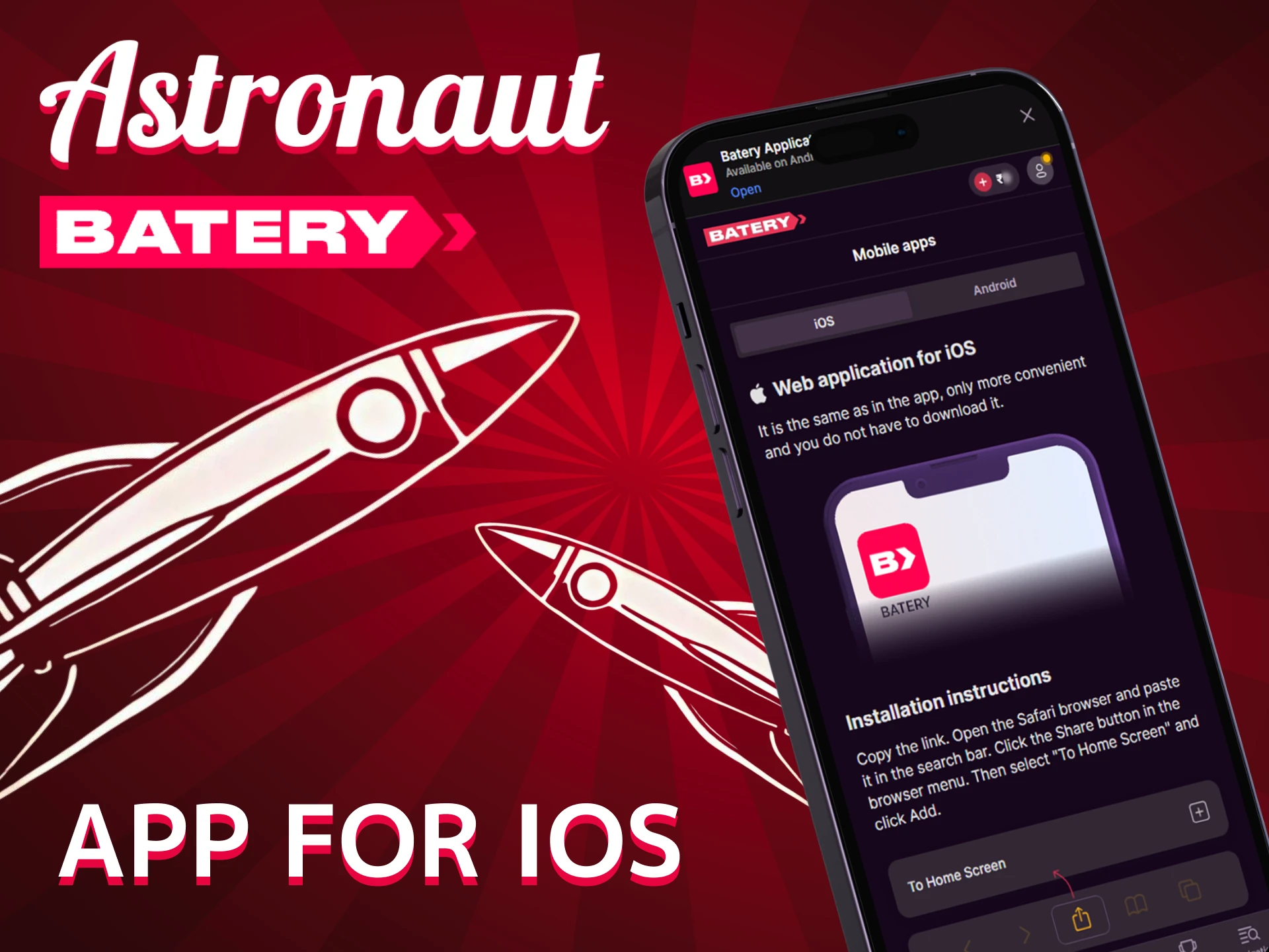 How to Download the Batery Astronaut App for iOS